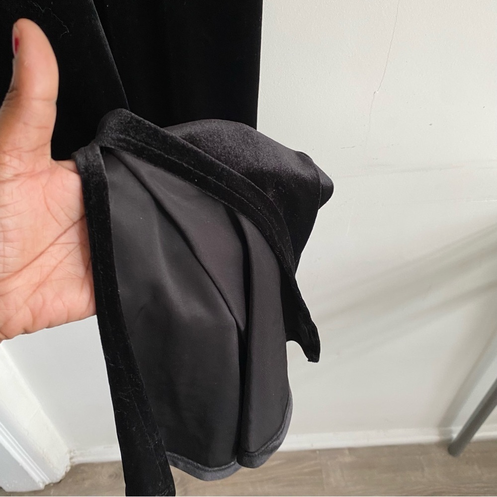 BLACK VELVET JUMPSUIT - Picture 7 of 10